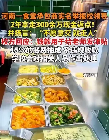食堂承包商举报
